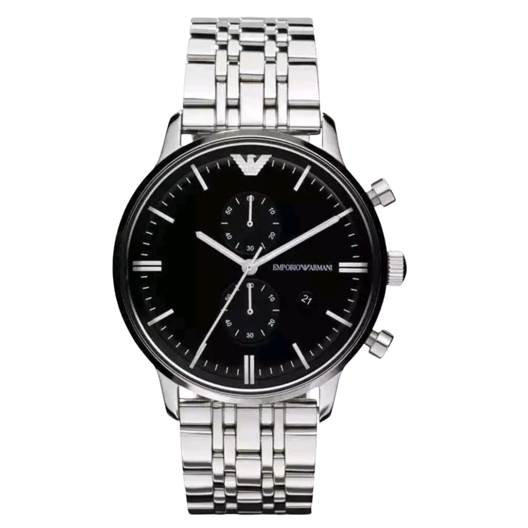 Emporio Armani Men's Chronograph Quartz White Dial