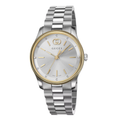 Gucci G-Timeless Two-Tone Stainless Steel Mother of Pearl Dial YA126536